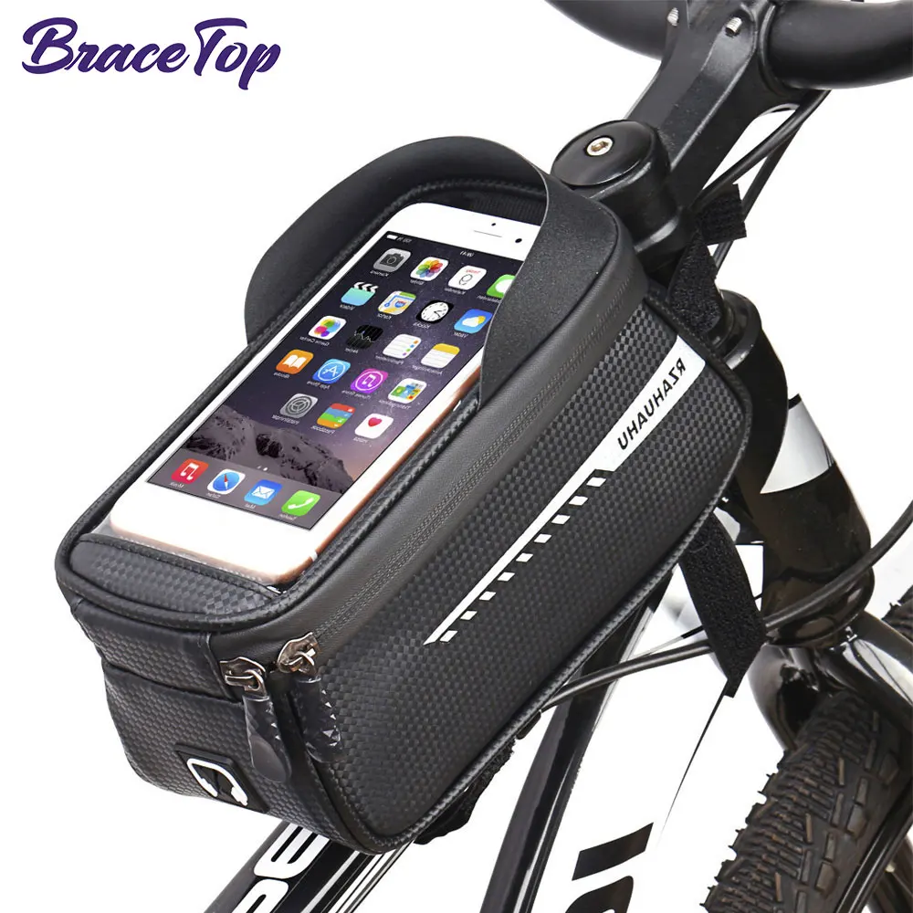 Cycling Gear Organizer - Bolsa de tubo superior para bicicleta