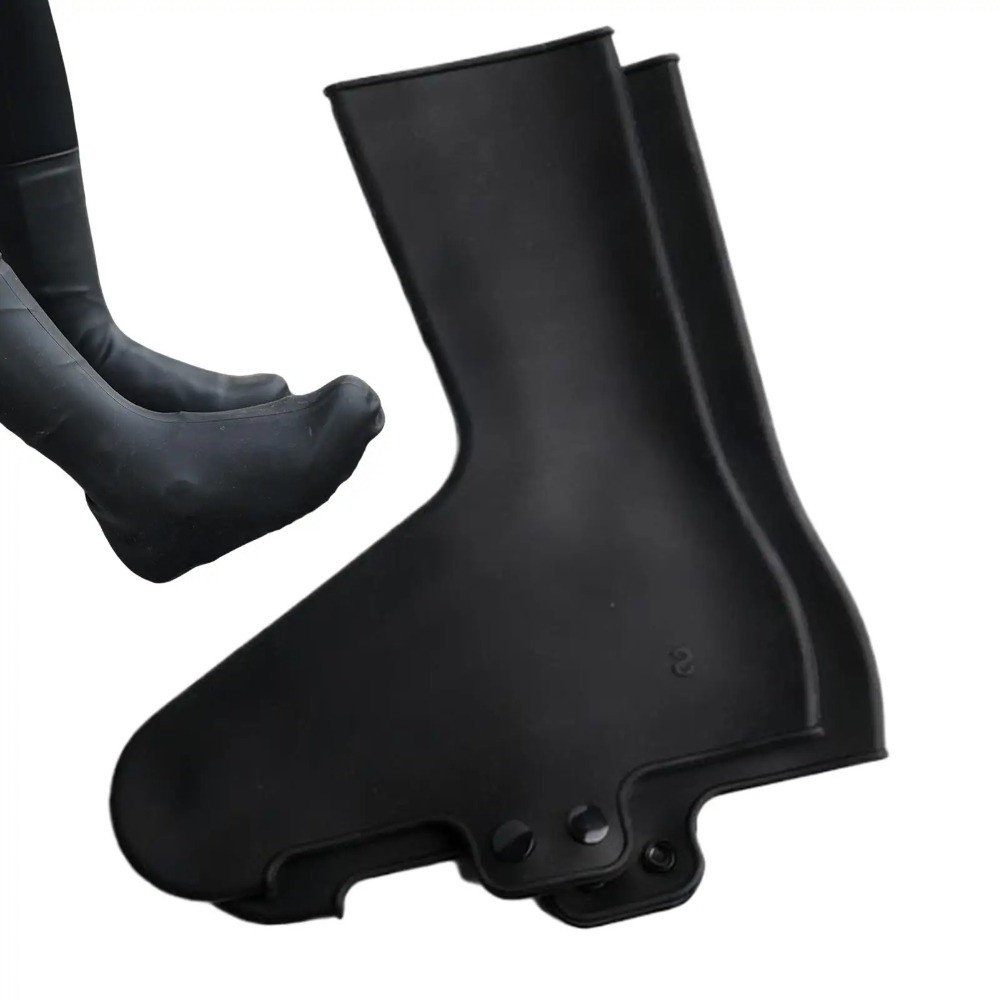Cycling Shoe Covers - Cubrezapatillas de Ciclismo de Silicona, Alta