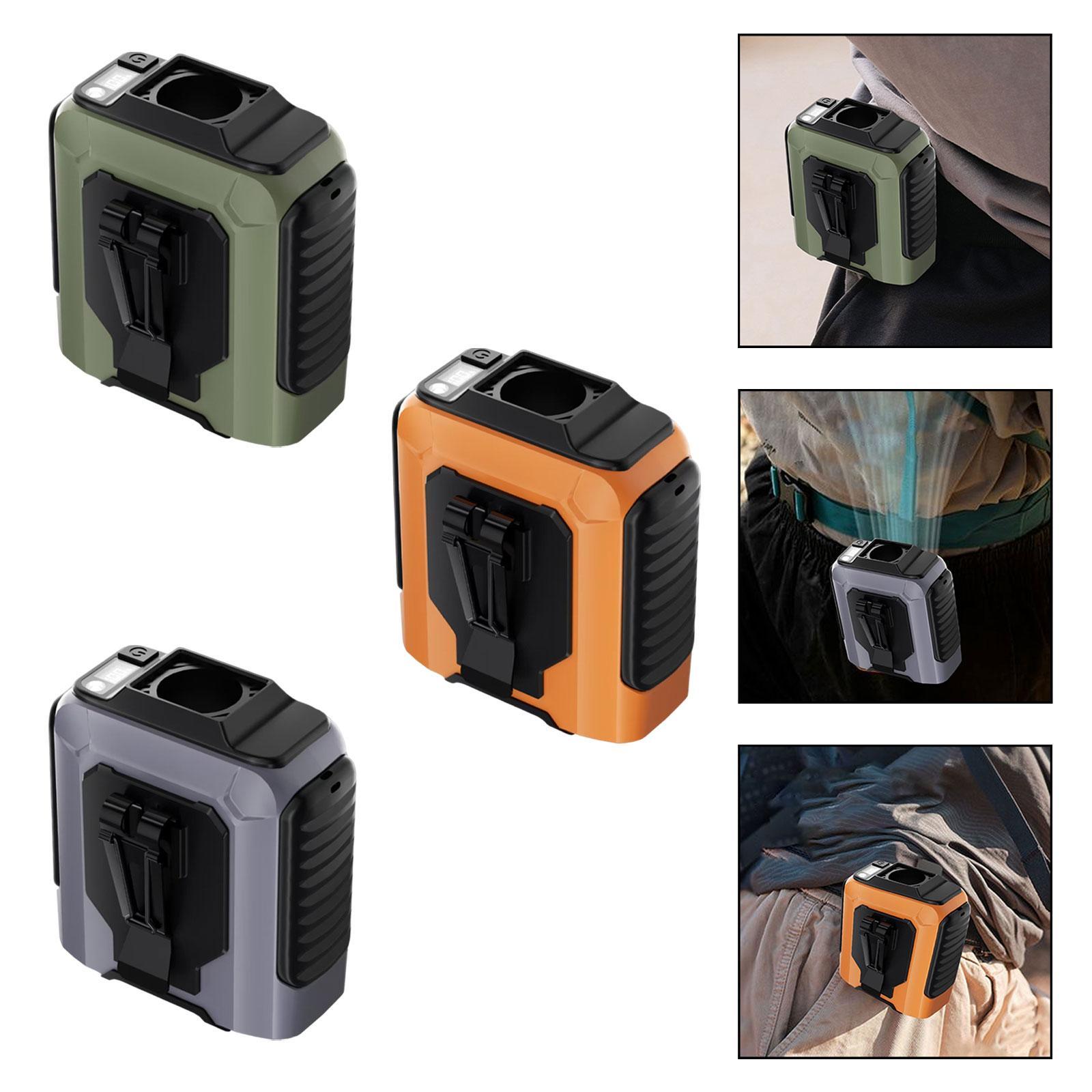 Cycling Hand Gear - Linterna con ventilador con clip para