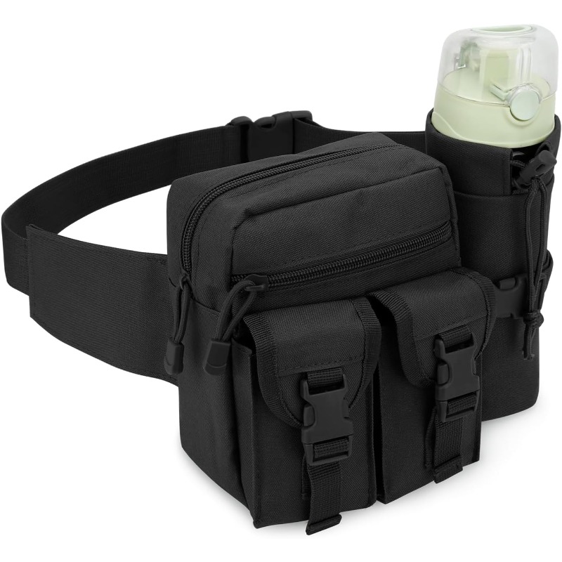Water Bottle Holder - Riñonera Táctica para Viajes, Pesca al