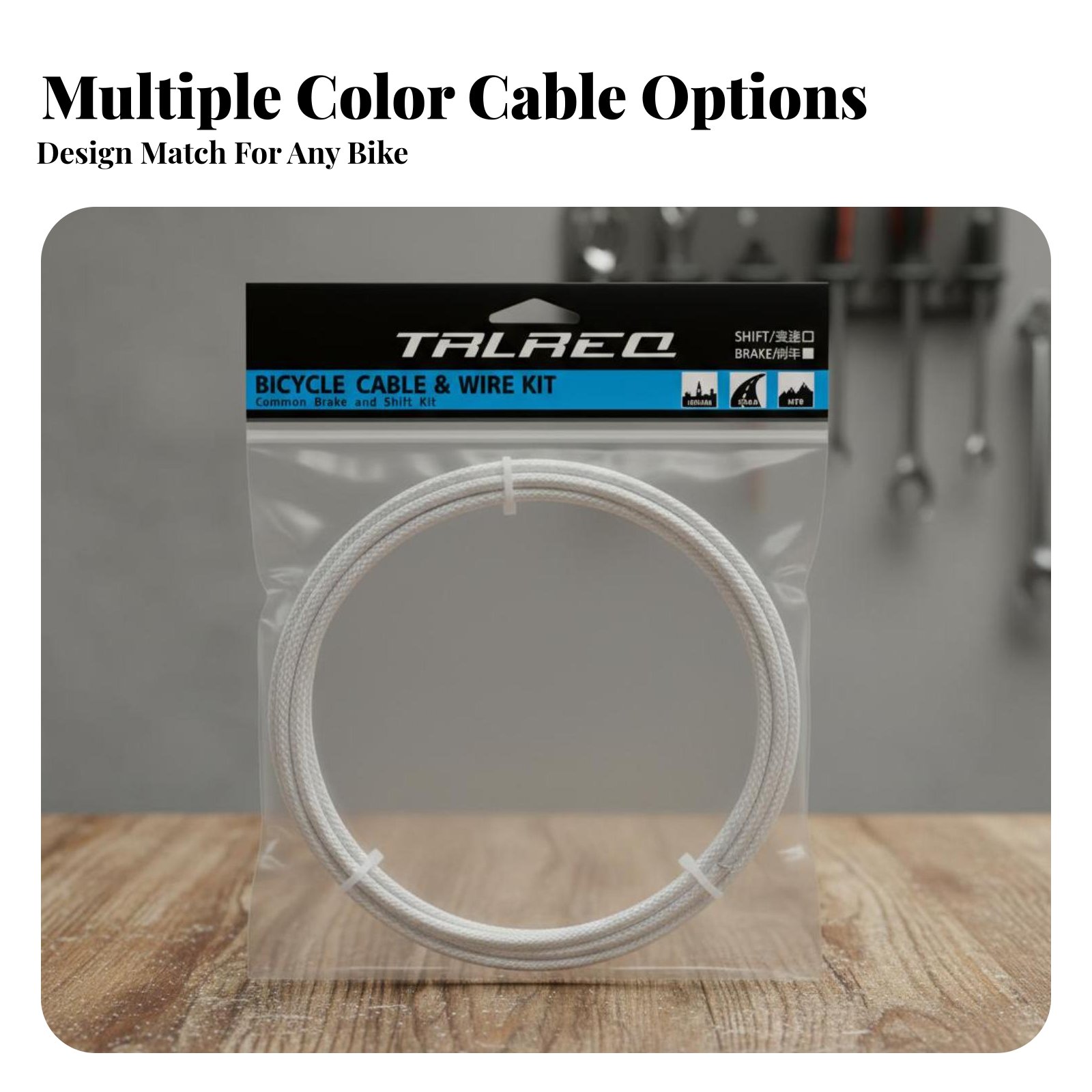 Cycling Low Gear - Cable trenzado de 3 metros para