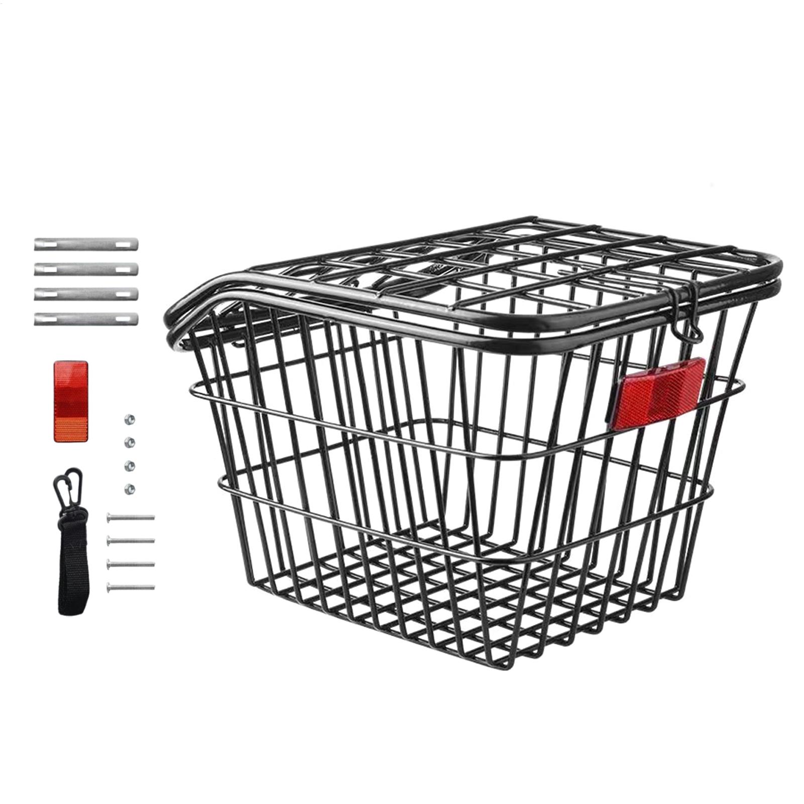 Cycling Gear Shelf - Cesta trasera grande de metal para