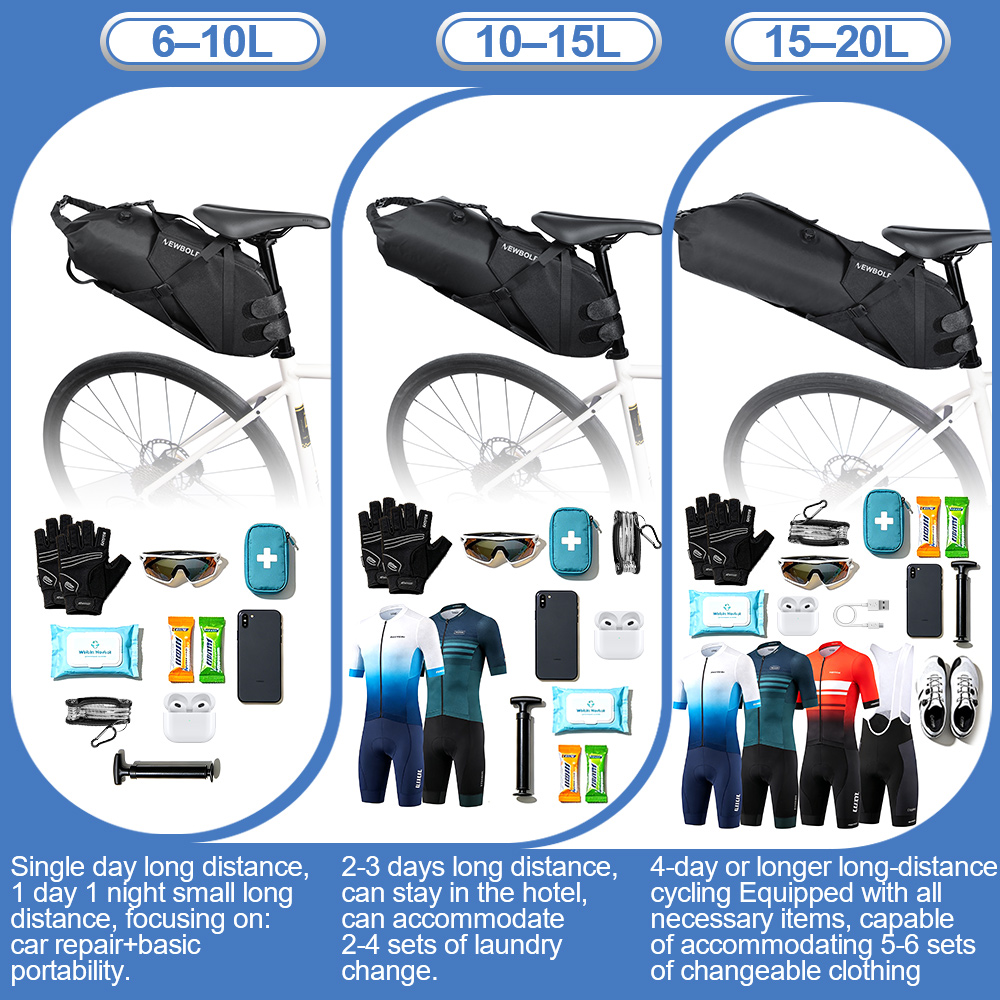 NEWBOLER Bolsa de Bicicleta Me - Cycling Gear Organizer reseña y precio