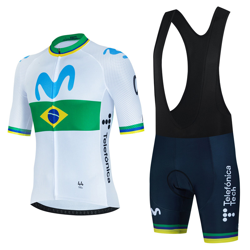Movistar-Conjunto de Ropa de C - Cycling Gear Outfit reseña y precio