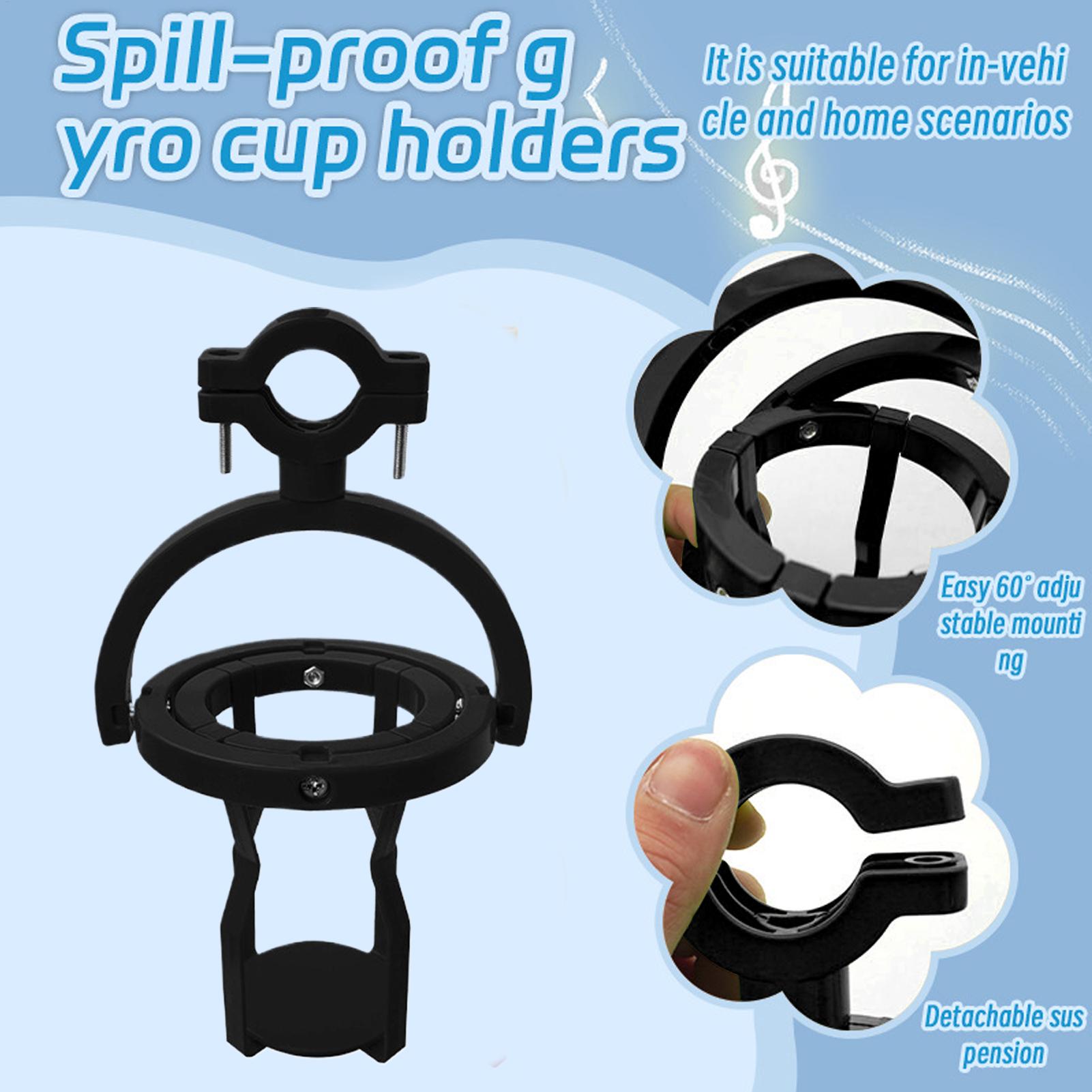 Portavasos giroscópico, soport - Water Bottle Holder reseña y precio