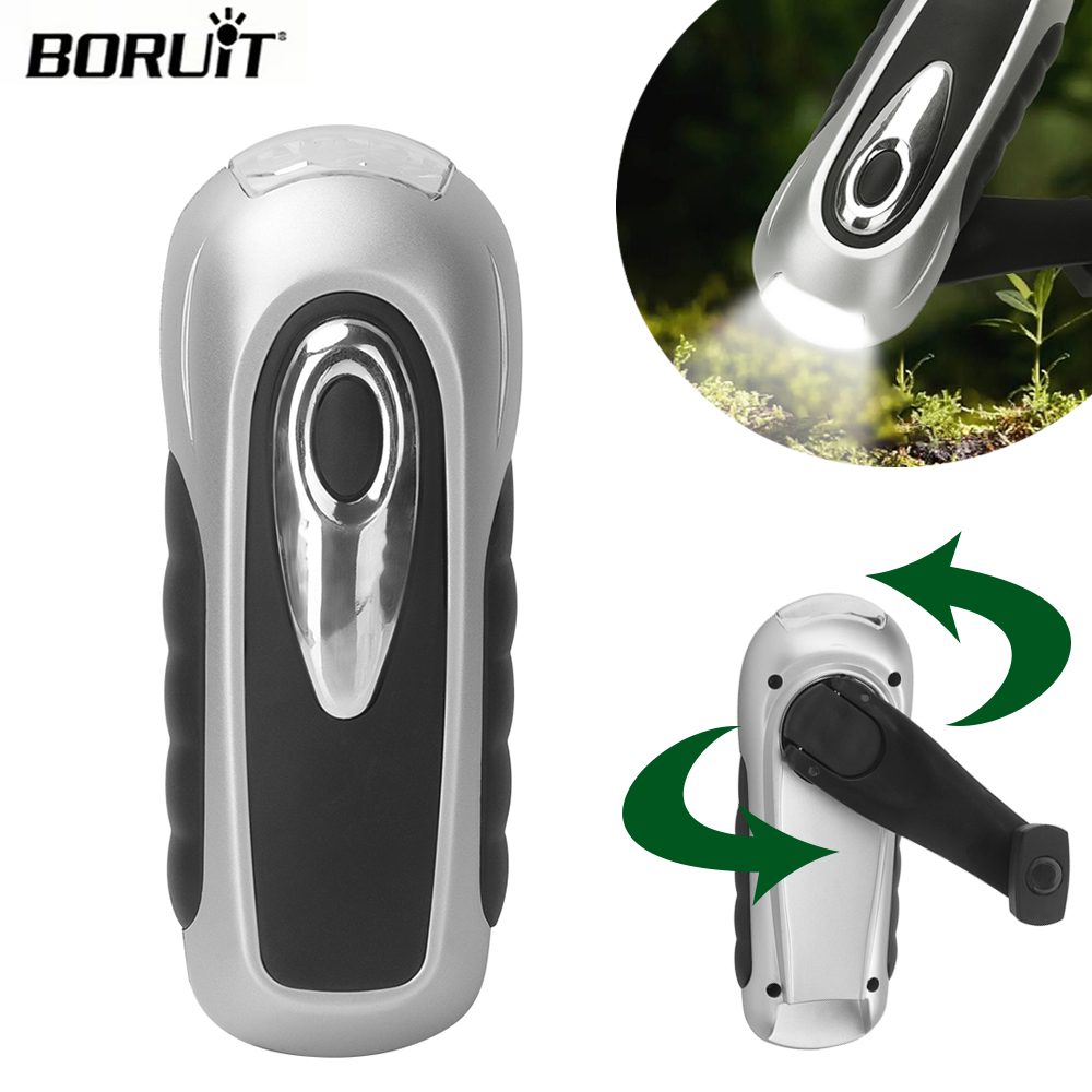 BORUIT-linterna LED con manive - Cycling Low Gear reseña y precio