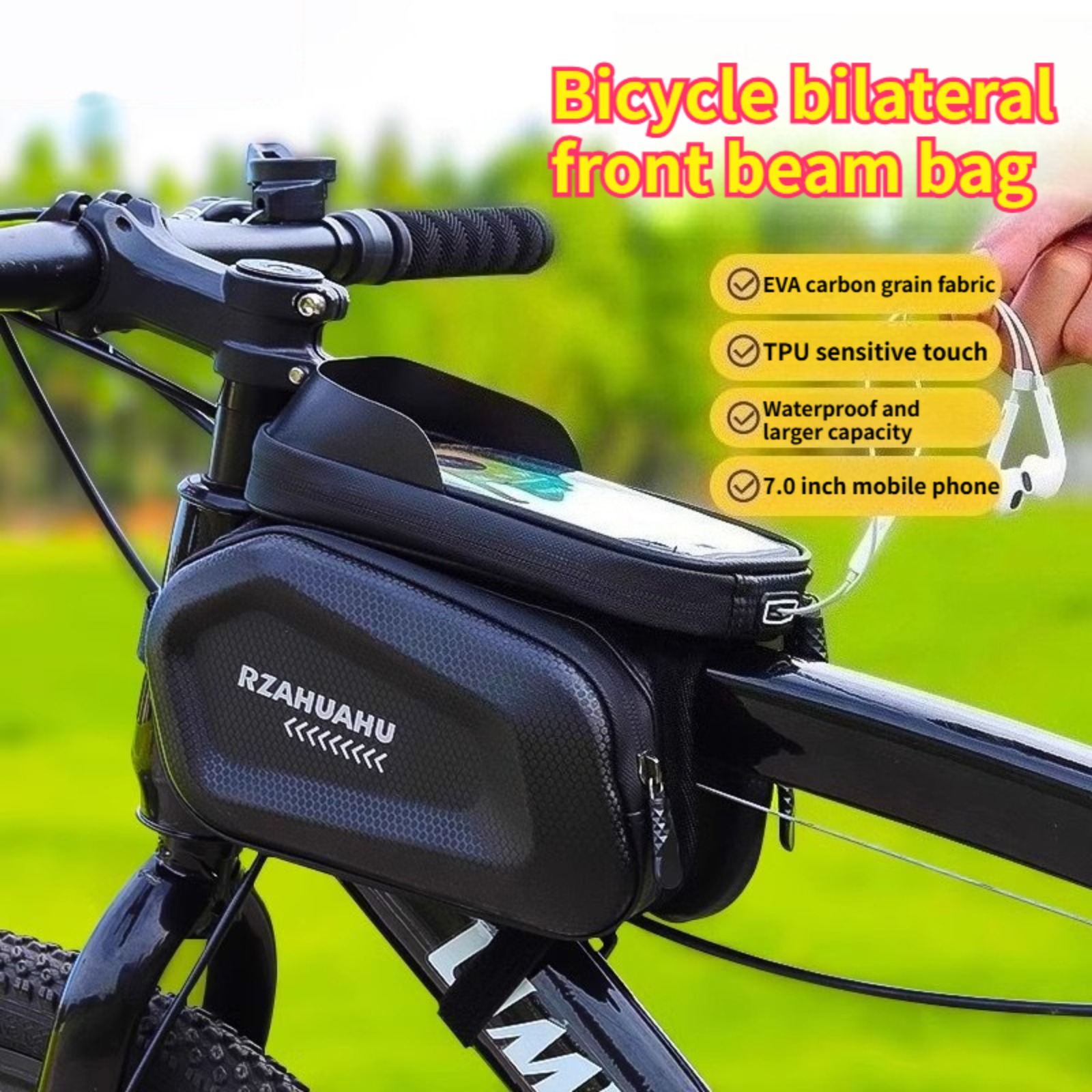 Bolsa para cuadro de bicicleta - Cycling Gear Organizer reseña y precio