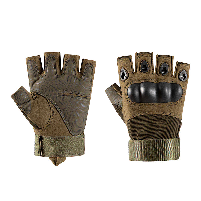 Guantes tácticos de medio dedo - Cycling Hand Gear reseña y precio