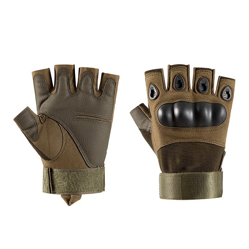 Guantes tácticos de medio dedo - Cycling Hand Gear reseña y precio