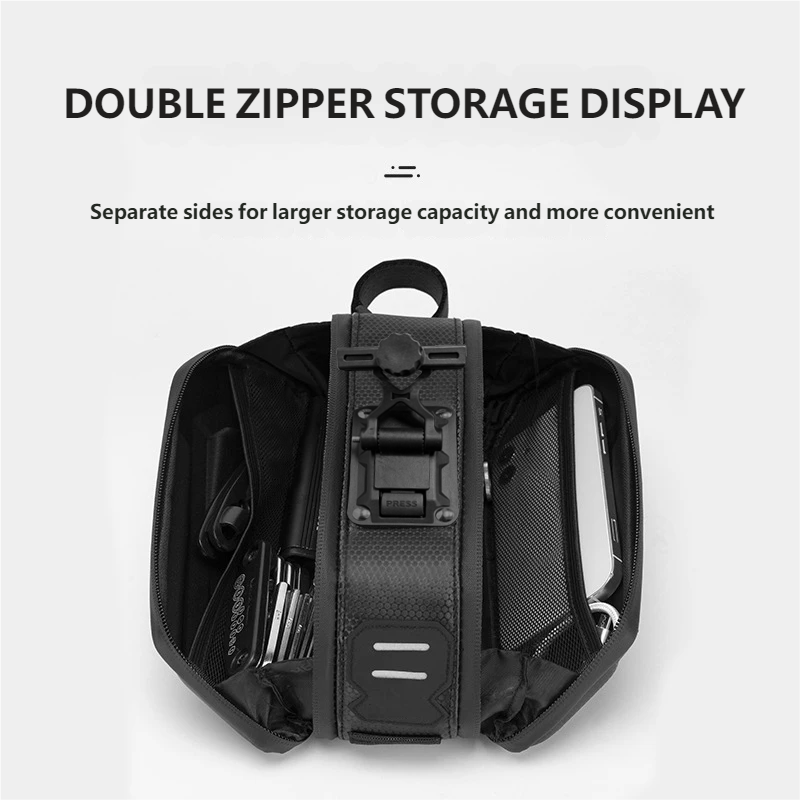 Bolsa de sillín de bicicleta d - Cycling Gear Organizer reseña y precio