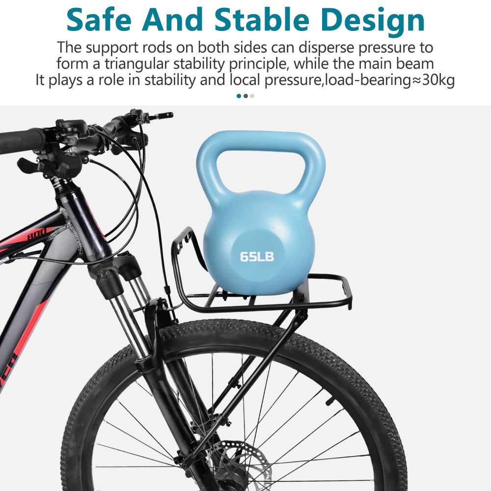 Portaequipajes Delantero de Al - Cycling Gear Shelf reseña y precio