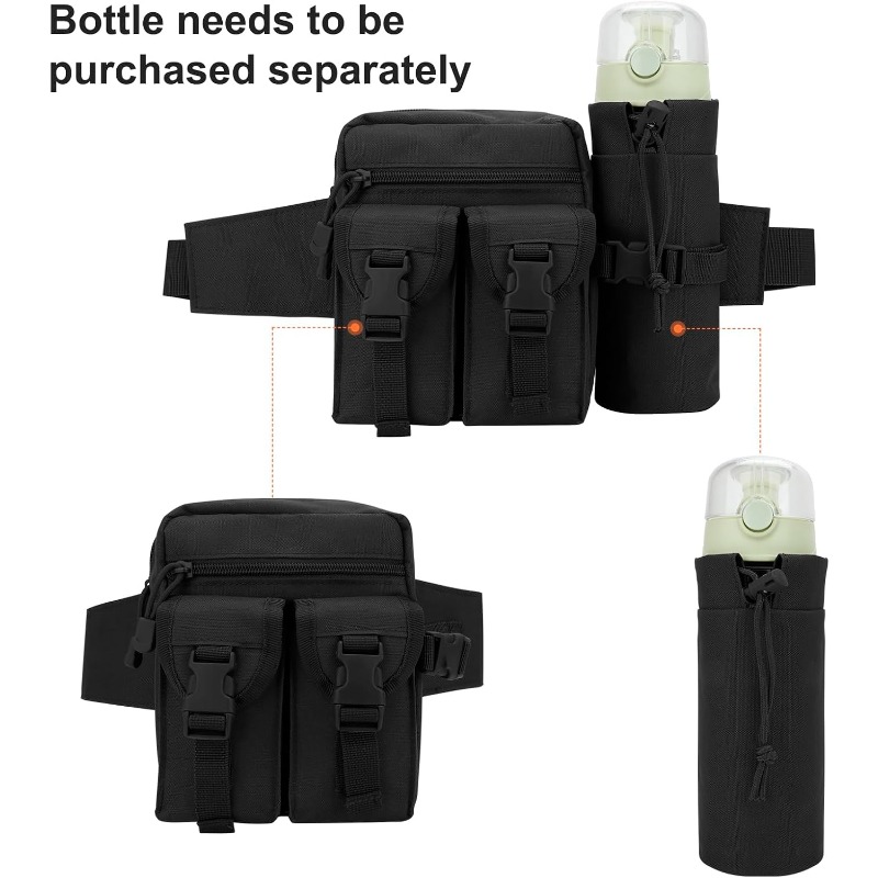 Riñonera Táctica para Viajes,  - Water Bottle Holder reseña y precio