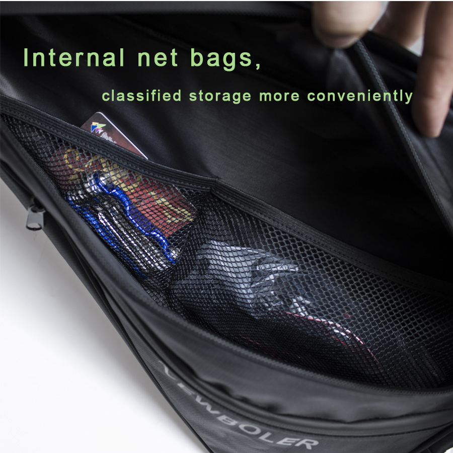 NEWBOLER, bolsa triangular gra - Cycling Gear Organizer reseña y precio