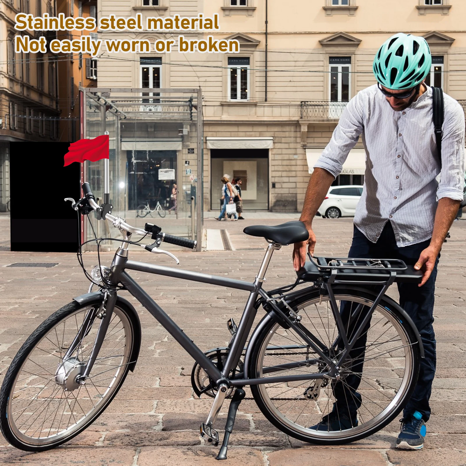 2 Piezas de Asta de Bandera pa - Cycling Gear Shelf reseña y precio