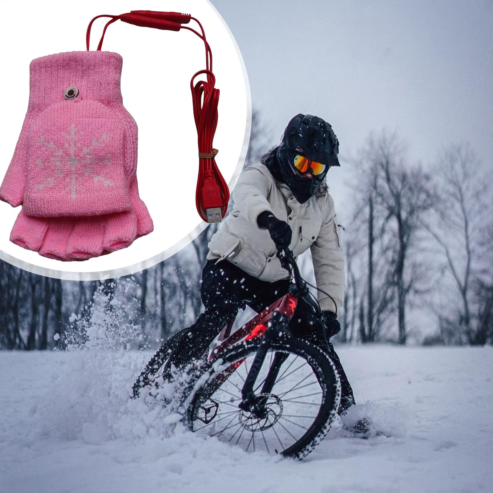 Guantes calefactables sin dedo - Cycling Hand Gear reseña y precio