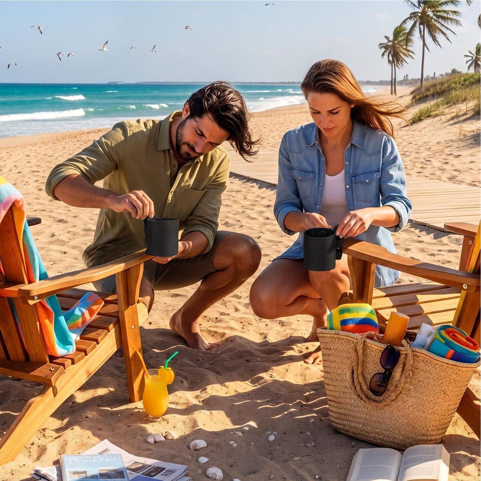 Portavasos para Silla de Playa - Water Bottle Holder reseña y precio