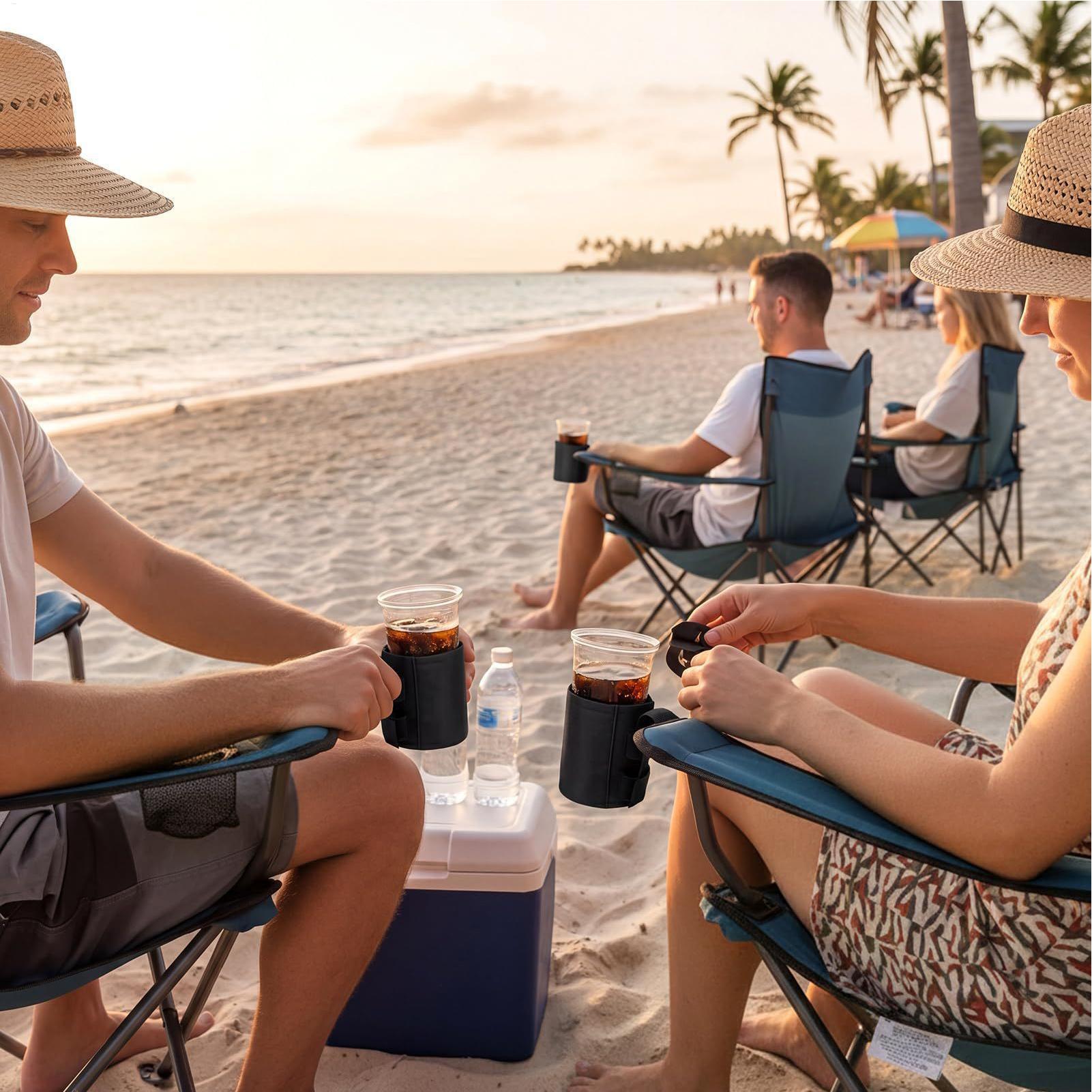 Portavasos para Silla de Playa - Water Bottle Holder reseña y precio