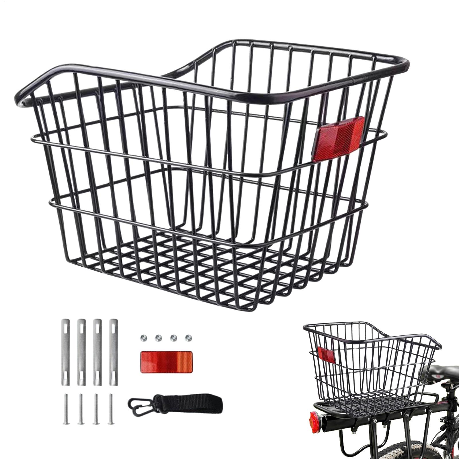 Cesta trasera de metal grande  - Cycling Gear Shelf reseña y precio