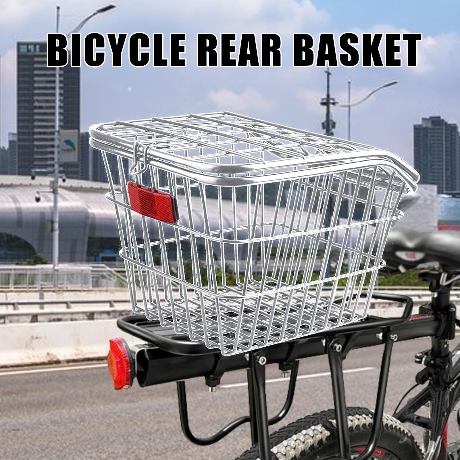 Cesta trasera de metal grande  - Cycling Gear Shelf reseña y precio
