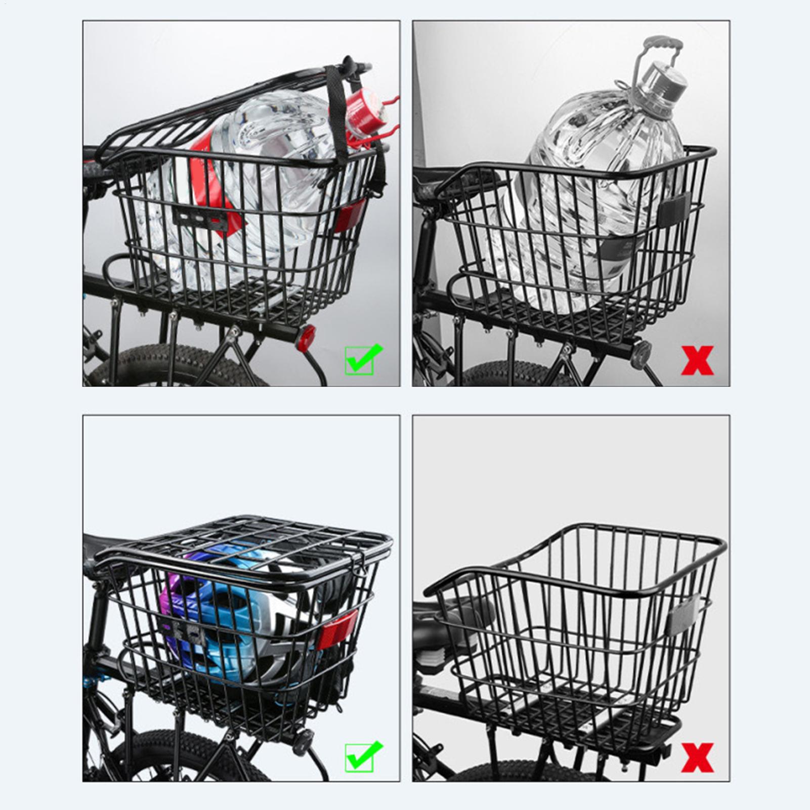 Cesta trasera de metal grande  - Cycling Gear Shelf reseña y precio