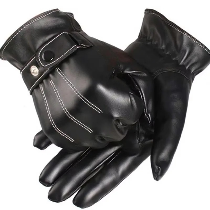 Guantes de hombre de cuero PU  - Cycling Hand Gear reseña y precio