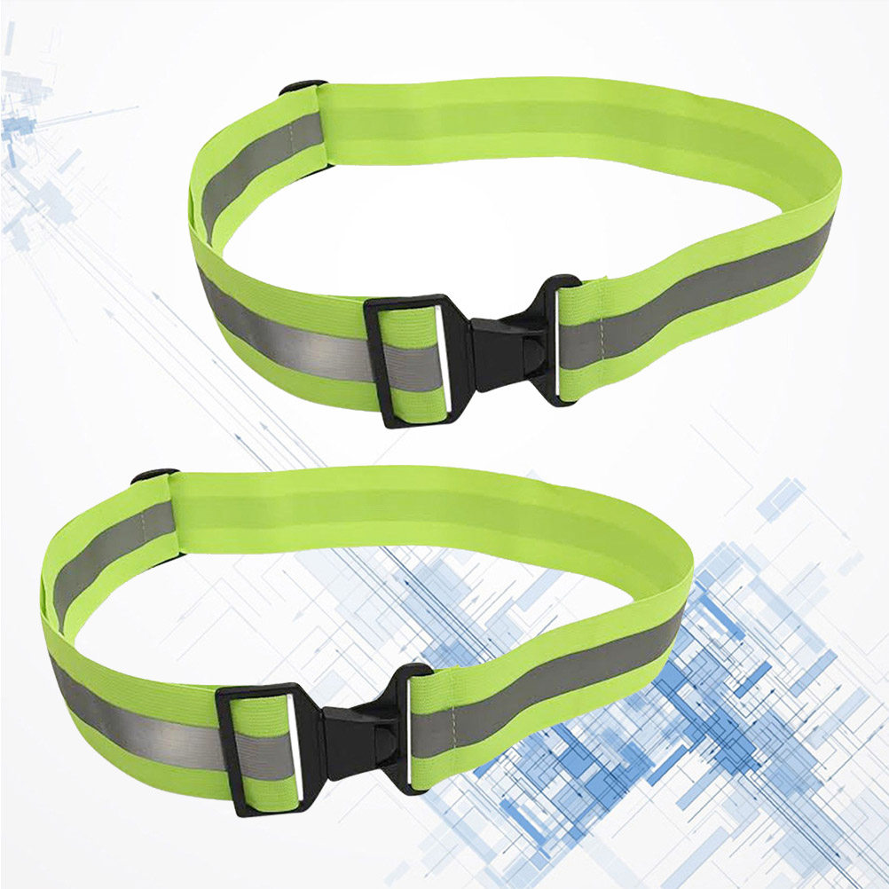 Cinturón reflectante verde flu - Cycling High Gear reseña y precio