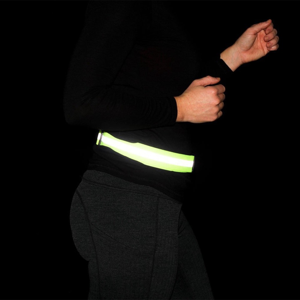 Cinturón reflectante verde flu - Cycling High Gear reseña y precio